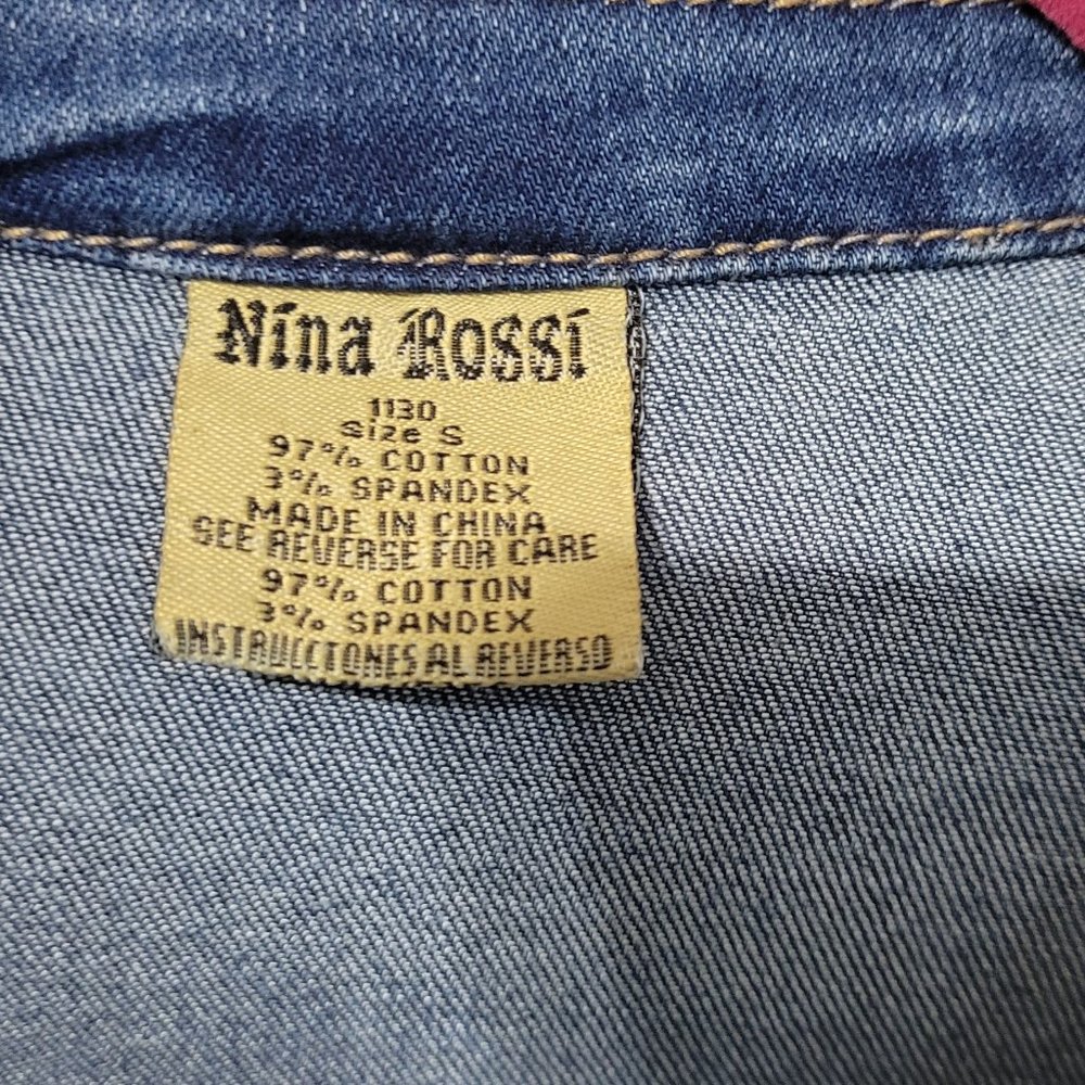 Nina Rossie Denim Jacket View 3